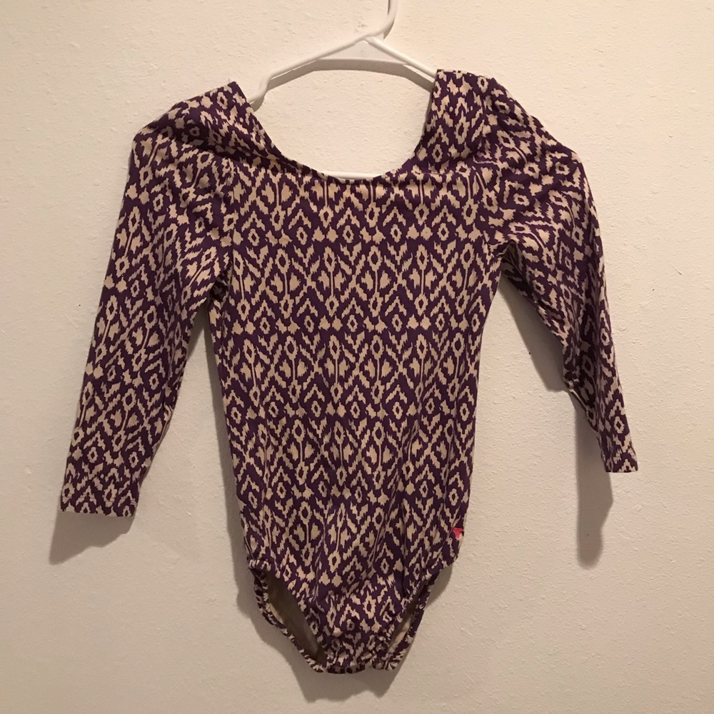 Girls pink chicken purple bodysuit leotard Leo